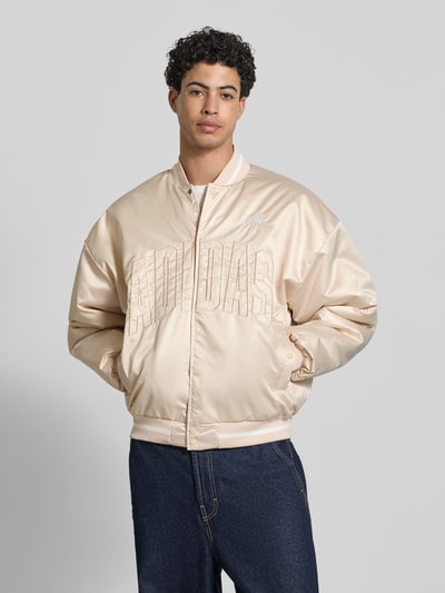 adidas Sportswear Regular Fit Bomberjacke mit Stehkragen Beige 4