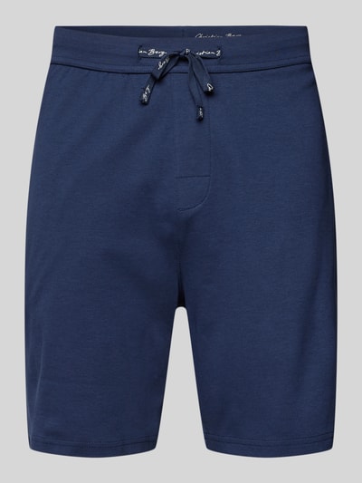 Christian Berg Men Sweatshorts aus reiner Baumwolle Marine 2