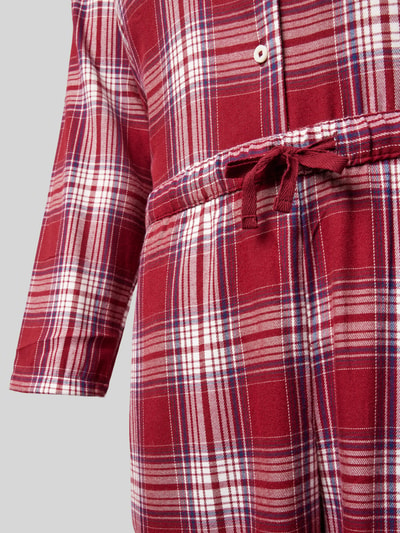 TOMMY HILFIGER Pyjama mit Logo-Stitching Modell 'TH ORIGINAL' Rot 2