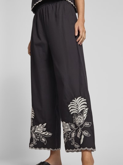 Jake*s Collection Marlenehose mit elastischem Bund Black 3