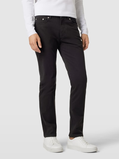 Christian Berg Men Broek in 5-pocketmodel Zwart - 4