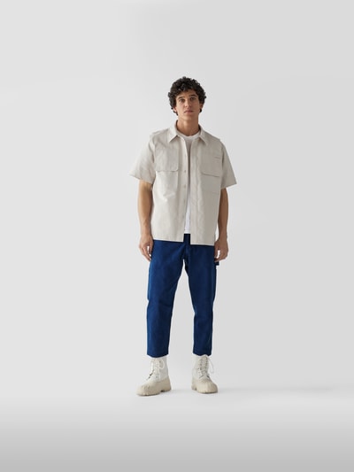 Greg Lauren Relaxed Fit Jeans im Used-Look Blau 1