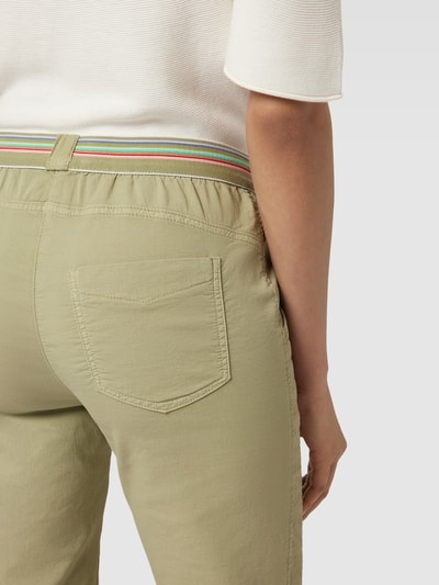 TONI Regular Fit Jogpants in verkürztem Schnitt Modell 'SUE' Khaki 3