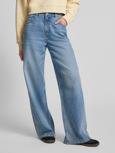 Jake*s Casual Relaxed fit jeans van puur katoen Jeansblauw - 4