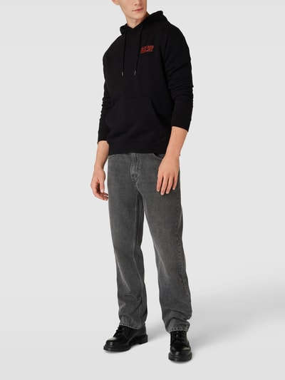 QS by s.Oliver Hoodie met motiefprints Zwart - 1