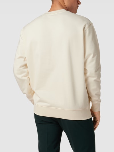 Gant Sweatshirt met logostitching, model 'Monogram' Offwhite - 5