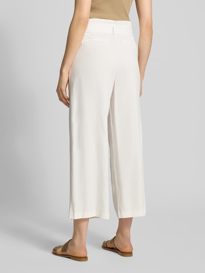 Christian Berg Woman Culotte mit Eingrifftaschen und Gürtel Offwhite 5