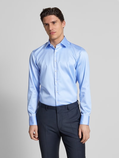 Christian Berg Men Regular Fit Business-Hemd mit Kentkragen Hellblau 4