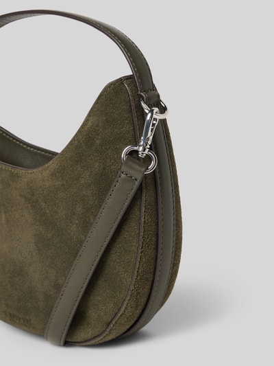 Lauren Ralph Lauren Handtasche aus Rindsleder mit Tragehenkel und Schulterriemen Oliv 3