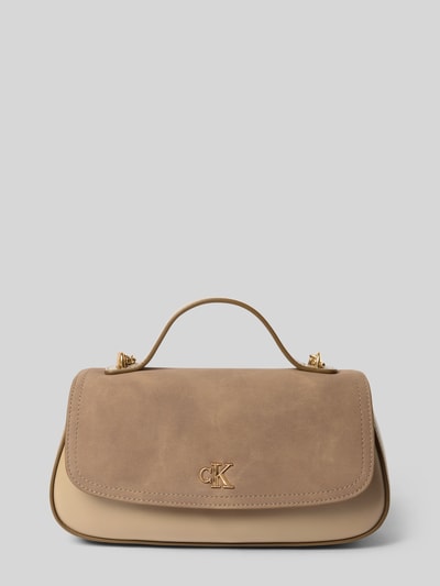 CK Calvin Klein Crossbody Bag mit Label-Detail Beige 1