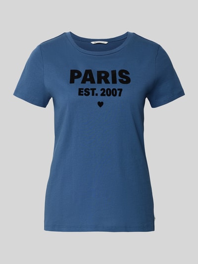 Tom Tailor Denim regular fit T-shirt van puur katoen Blauw gemêleerd - 2