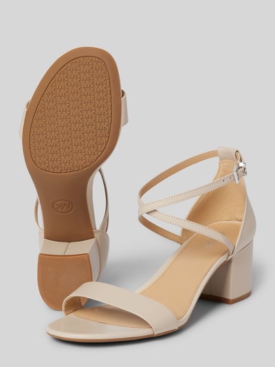 MICHAEL Michael Kors Sandalette mit Blockabsatz Modell 'SERENA' Sand 4