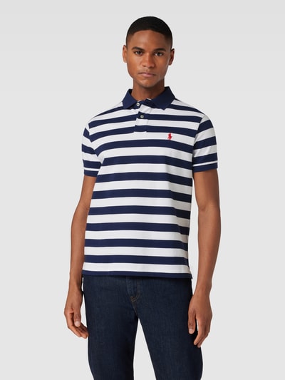 Polo Ralph Lauren Poloshirt met geborduurd logo Marineblauw - 4