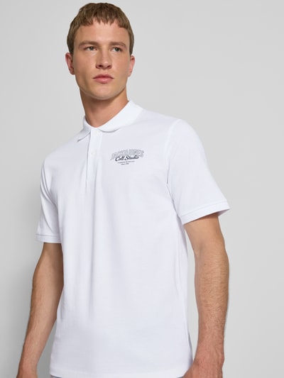 Jack & Jones Regular fit poloshirt met knoopsluiting, model 'MAKOTO' Wit - 3
