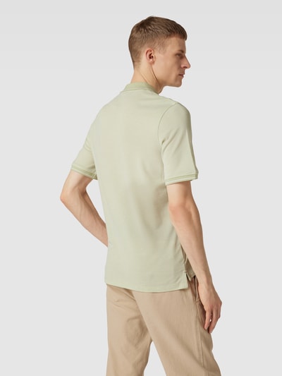 Jack & Jones Premium Poloshirt met contraststrepen, model 'BLUWIN' Lichtgroen - 5