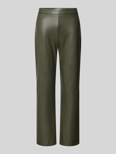 Raffaello Rossi Stoffen broek met verkort model, model 'MACY' Olijfgroen - 2