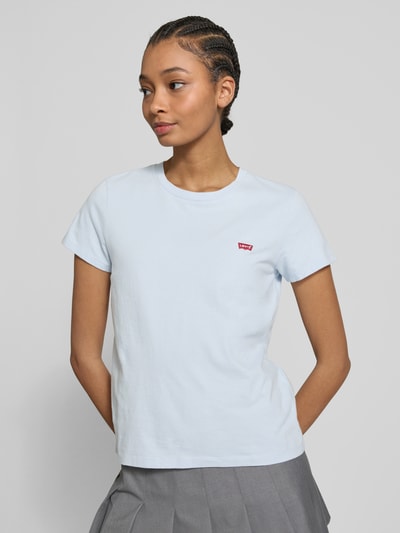 Levi's® T-shirt z naszywką z logo model ‘PERFECT’ Jasnoniebieski 3