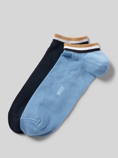 BOSS Socken mit Label-Detail im 2er-Pack Bleu 1