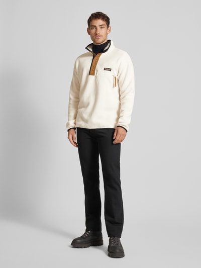 COLUMBIA Sweatshirt mit Stehkragen Modell 'HELVETIA' Offwhite 1