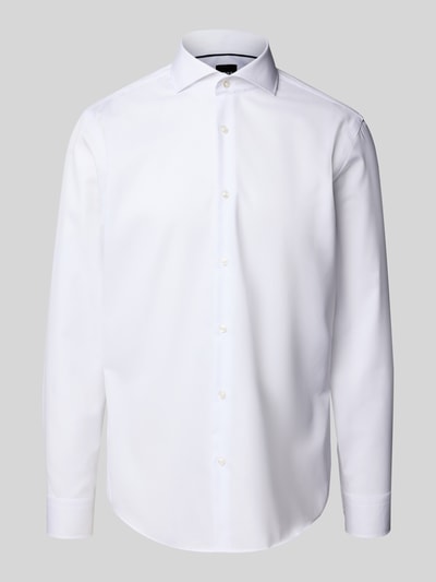 BOSS Regular Fit Businesshemd aus reiner Baumwolle Modell 'JOE' Weiss 2