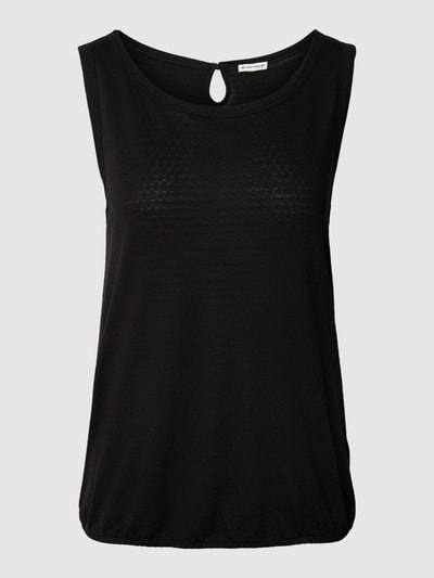 Tom Tailor Tanktop aus Viskose-Mix mit U-Ausschnitt Black 2