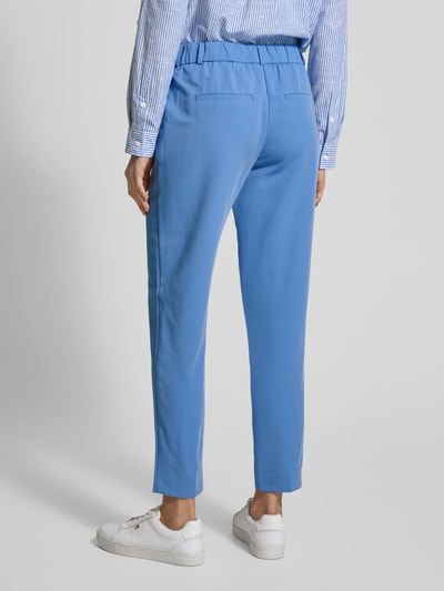 Christian Berg Woman Spodnie materiałowe o kroju tapered fit z elastycznym pasem Niebieski 5