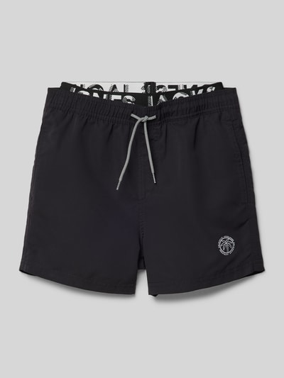 Jack & Jones Badeshorts mit Eingrifftaschen Black 1