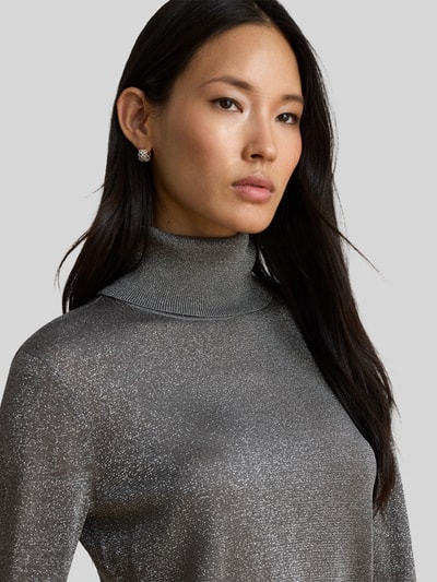 Lauren Ralph Lauren Slim Fit Pullover aus Viskose-Mix Silber 4