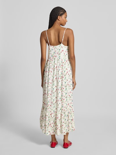 Pieces Getailleerde vrijetijdskleding met all-over motief, model 'FYA' Wit - 5