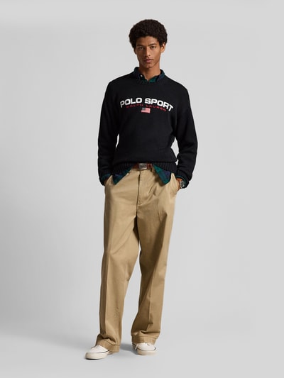 Polo Ralph Lauren Sweatshirt mit Logo-Schriftzug Black 1