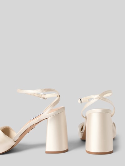 Productfoto, Sandaletten met blokhak Model 'Meladi' van Steve Madden, afgeronde pasvorm, met strass-steentjes, open hiel, hakhoogte maat 40: 10 cm