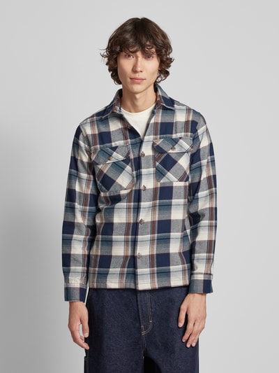 Jack & Jones Slim Fit Freizeithemd mit Brustpattentaschen Modell 'DARREN' Marine 6