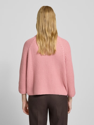 Herzensangelegenheit Strickpullover aus Woll-Kaschmir-Mix Altrosa 5