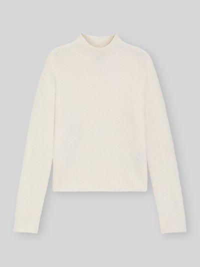 BOSS Sweter z dzianiny o kroju regular fit z mieszanki wełny i kaszmiru model ‘FUBRINA’ Biały 2