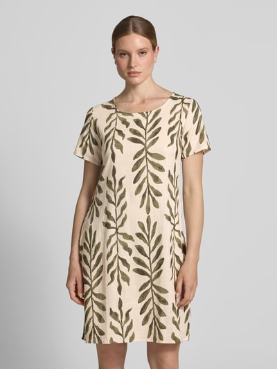 ZABAIONE Relaxed Fit Kleid aus Viskose-Mix Modell 'Tara' Sand 4