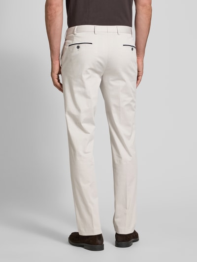 Hiltl Regular Fit Hose mit Eingrifftaschen Modell 'Peaker' Kitt 5