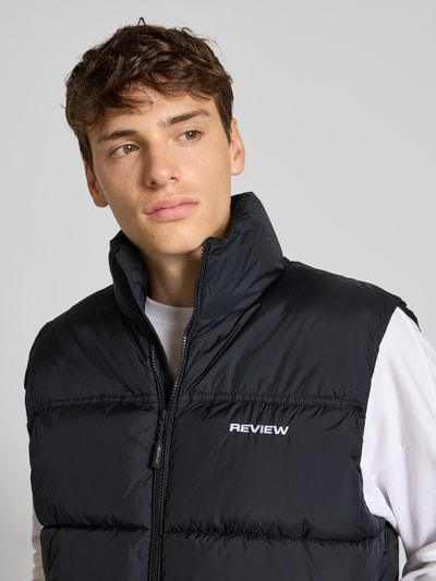 REVIEW Bodywarmer met opstaande kraag Zwart - 3