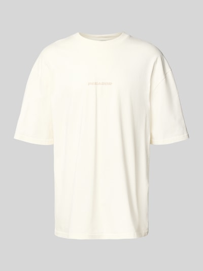 Pegador Oversized T-shirt met labelprint, model 'Colne' Ecru - 2