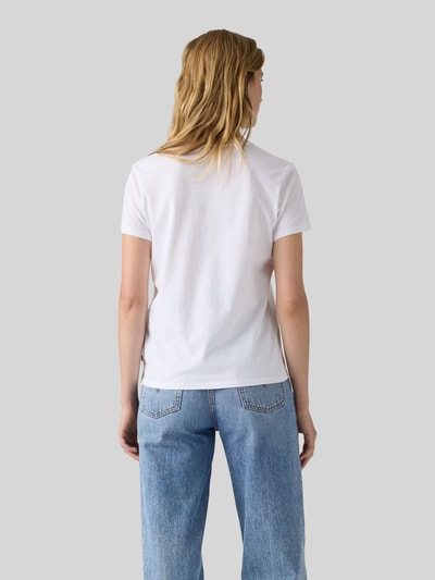 Levi's® Regular Fit T-Shirt aus reiner Baumwolle mit Logo-Print Weiss 5