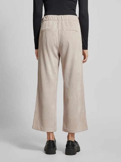 MAC Cropped Culotte aus Cord Beige 5