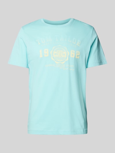 Tom Tailor T-Shirt mit Rundhalsausschnitt Aqua 2