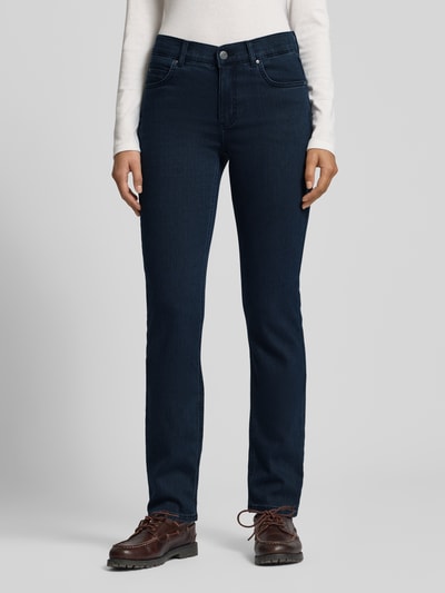 Angels Slim fit jeans met viscose, model 'Cici' Bleu - 4