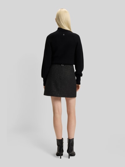 HUGO Mini-Rock aus Bouclé Modell 'RAFRANSI' Black 5