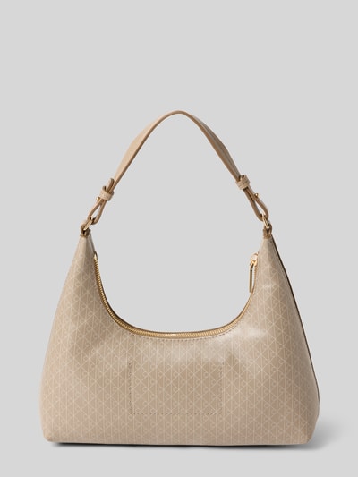 CK Calvin Klein Torba na ramię z nadrukiem z logo na całej powierzchni Beżowy 4