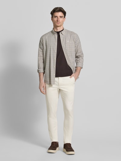 Tommy Hilfiger Slim Fit Chino aus Baumwoll-Mix Modell 'BLEECKER' Offwhite 1