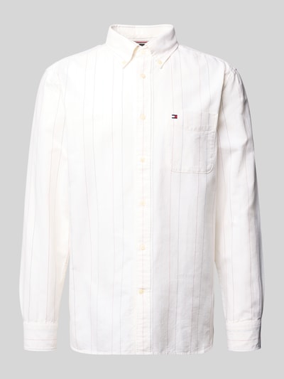 Tommy Hilfiger Regular fit vrijetijdsoverhemd van puur katoen Offwhite - 2
