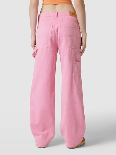 Gina Tricot Jeans met steekzakken, model 'CARPENTER' Roze - 5