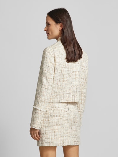 comma Blazer mit Druckknopfleiste Beige 5