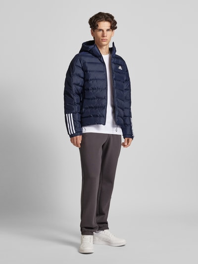 ADIDAS SPORTSWEAR Gewatteerd jack met labelprint, model 'ITAVIC' Marineblauw - 1