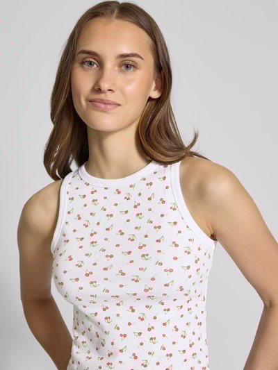 Review Tanktop met ribboorden Wit - 3